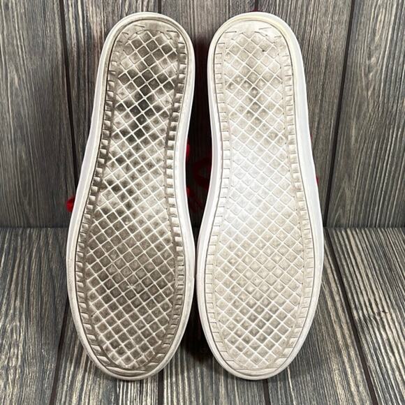 Steve Madden Lancer Red Fashion Sneakers Women 10 Casual Streetwear Lifestyle - Picture 7 of 10